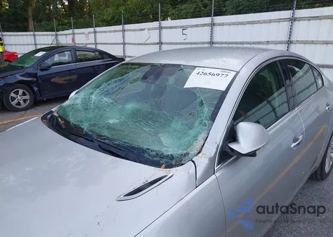 2012 Buick Regal Turbo - Premium 1 из США, поврежденный, VIN 2G4GS5EV3C9156677